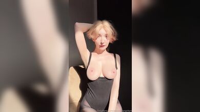 Horny Alice Moon Rides Her Hard Dildo