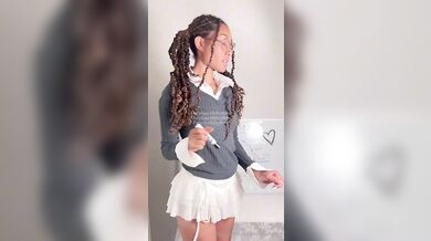 Horny Rhileylove Satisfies Herself After Teaching
