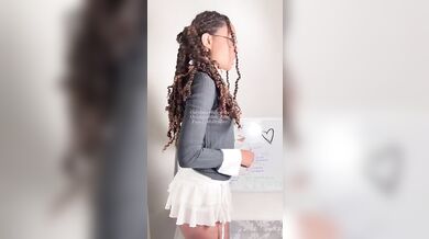 Horny Rhileylove Satisfies Herself After Teaching