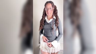 Horny Rhileylove Satisfies Herself After Teaching