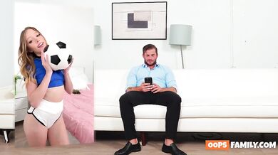 Myra Moans Fucks Her Stepdad During World Cup