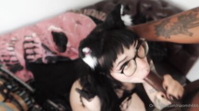 Amateur Naomihh666 As Cute Catgirl Blowjobs BBC