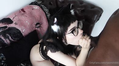 Amateur Naomihh666 As Cute Catgirl Blowjobs BBC