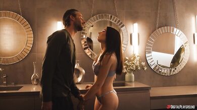 Violet Myers In Sexy Red Lingerie Gets Fucked In A Spy Mission