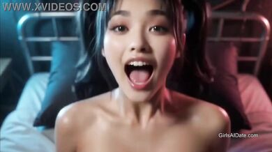 Asian AI Beauty Fucked In POV
