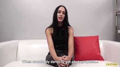 Czech Casting With Dark Haired Amateur Lucie