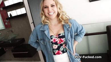 Aubrey Rides Hard Cock To Satisfy Herself