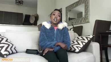 Ebony College Teen Sneaking Glances During Our Tutoring But Soon She Forgot About Her Lessons