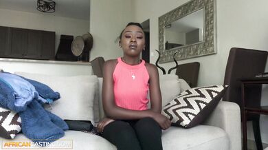 Ebony College Teen Sneaking Glances During Our Tutoring But Soon She Forgot About Her Lessons