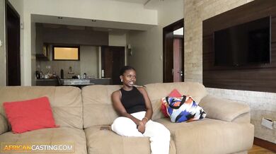 Her Boyfriend Was Waiting... I Still Railed This Petite Black Teen Deep