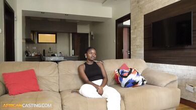 Her Boyfriend Was Waiting... I Still Railed This Petite Black Teen Deep