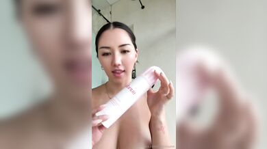 Busty Asian Kaia Kitsune Tease Her Pussy In The Shower
