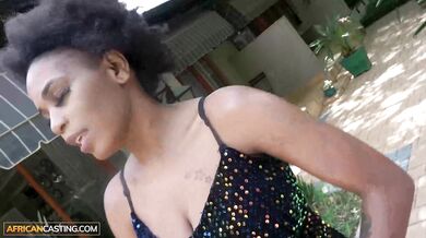 I Kept This Ebony MILF Moaning Through The Interview