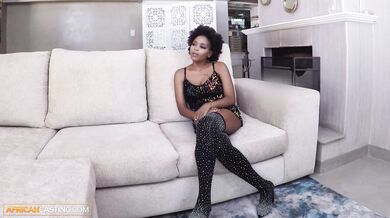I Kept This Ebony MILF Moaning Through The Interview