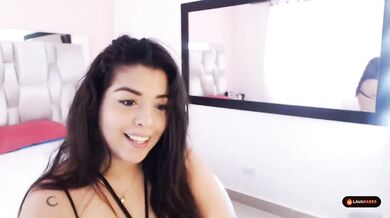 Big booty thick latina shows off her huge curves