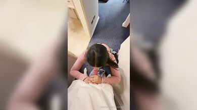 Black Haired OF Babe Cosmicstella Films A Sex Tape In The Hotel
