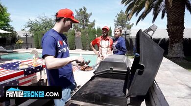 Independence Day Family Fun: Penelope Gets Double-Teamed By Stepdad And Stepbro