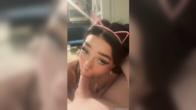 ZoweyBunny With Braces Deepthroats A Big Dick In POV