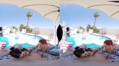 Ashley Lane, Diana Grace And Lilian Stone Ring In The Fourth Of July By Getting Drenched In An Early Explosion Of Cum