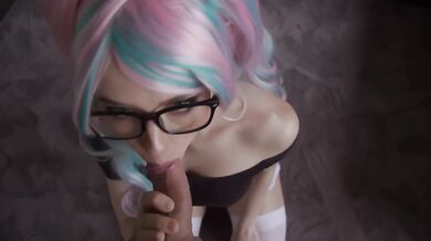 ScarletChase Gets Fucked In A Colorful Wig