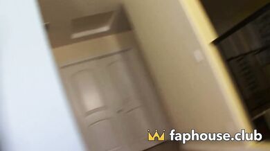 Horny Pornstar With Big Tits Pulls Down Lucky Asian's Pants On The Couch