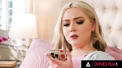 Eva Nyx Uses Vibrating Phone On Clit Until Juan Bursts In And Fucks Her Angry Pussy