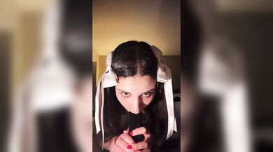 Amateur Princessperdida Plays With The Remote Control While Teasing