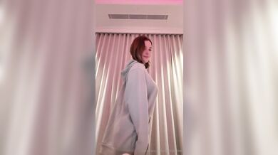 Redhead Dainty Wilder Teases In Ex's Hoodie