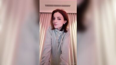 Redhead Dainty Wilder Teases In Ex's Hoodie