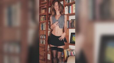 Sexy RachelCook Teases In Her Home Library