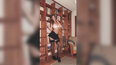 Sexy RachelCook Teases In Her Home Library