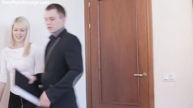 Natural Big Tit Blonde Kristina C Gets Her Pussy Fucked Hard