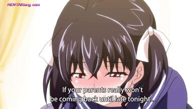 Public park anime slut drops panties for wet pussy play