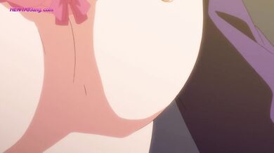 Public park anime slut drops panties for wet pussy play