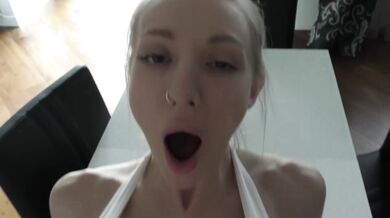 Skinny Busty Blonde Babe Alisa Wonderland Screwed And Creampied