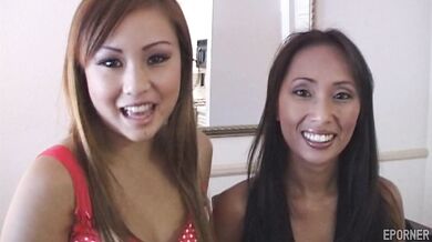Asian Brunette In Lingerie Gets Banged By Multiple Men
