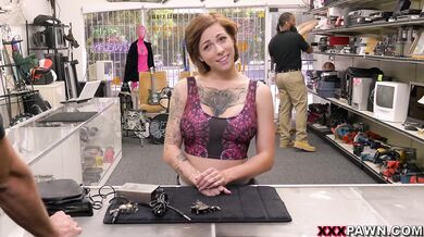 Tattooed Harlow Harrison Fuck In Pawn Shop