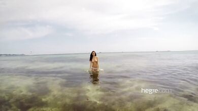 Alisa Amore On The Nudist Beach