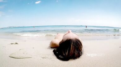 Alisa Amore On The Nudist Beach