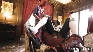 Spideypool Returns With Deadpool And Spiderman Fucking Ana Foxxx Hard