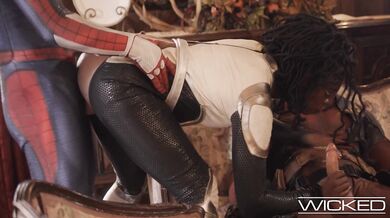 Spideypool Returns With Deadpool And Spiderman Fucking Ana Foxxx Hard