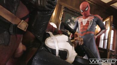 Spideypool Returns With Deadpool And Spiderman Fucking Ana Foxxx Hard
