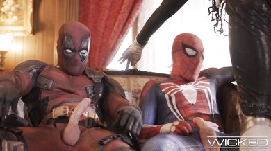 Spideypool Returns With Deadpool And Spiderman Fucking Ana Foxxx Hard
