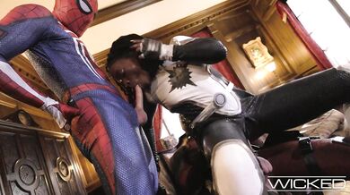 Spideypool Returns With Deadpool And Spiderman Fucking Ana Foxxx Hard