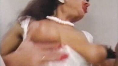 Wifey In Lingerie Takes Two Dicks In Vintage Porn