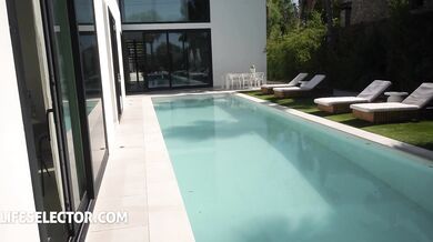 Karina King And Lia Lin's Villa Threesome
