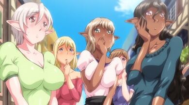 Kyonyuu Elf Oyako Saimin - 2