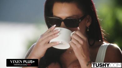 Sexy MILF Divorcee Eva Angelina Gets Double Penetrated By Her Two Hot Neighbors