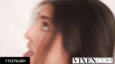 Tiny All-Natural Brunette Madison Wilde Rides Huge Cock Until She Cums