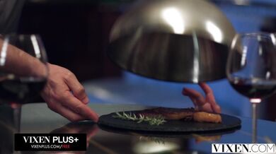 Sexy Besties Turned Rivals Ashby Winter And Elena Vedem Compete For Hot Chef's Cock